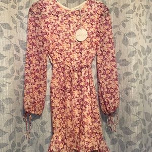 Pedal and Pup purple floral dress